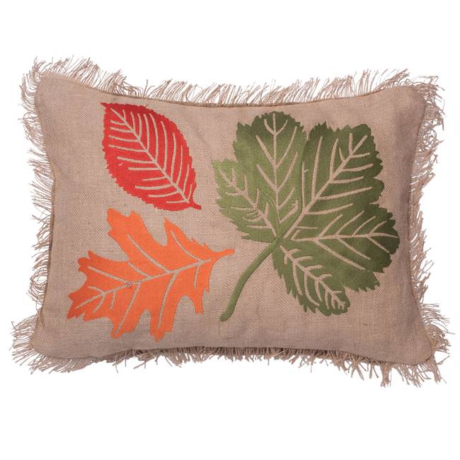 18" x 18" Harvest Leaves Pillow