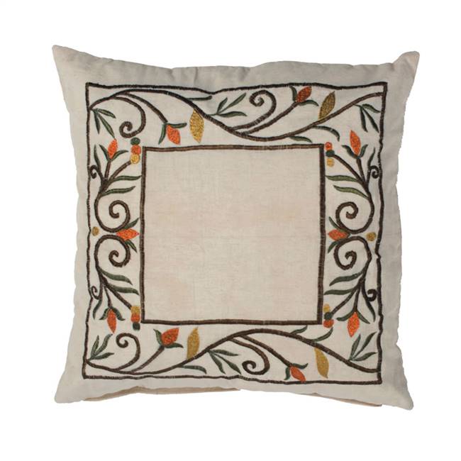 18" x 18" Harvest Border Pillow