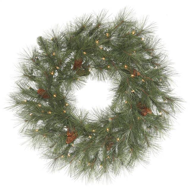 30" Nederland Mix Wreath Dura-Lit 70CL