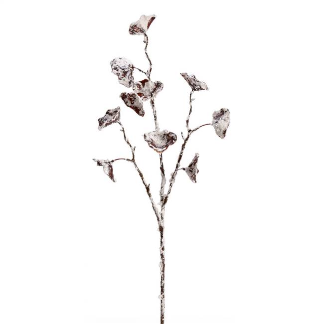 26" Flocked Snow Mushroom Spray 2/Bag