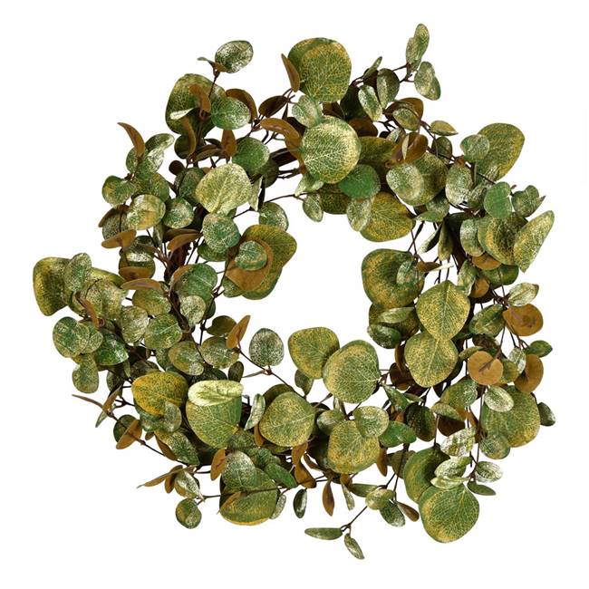 22" Green Eucalyptus Wreath