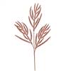 31" Mauve Glitter Fern Spray 3/Bag