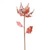32" Mauve Glitter Poinsetta Spray 2/Bag