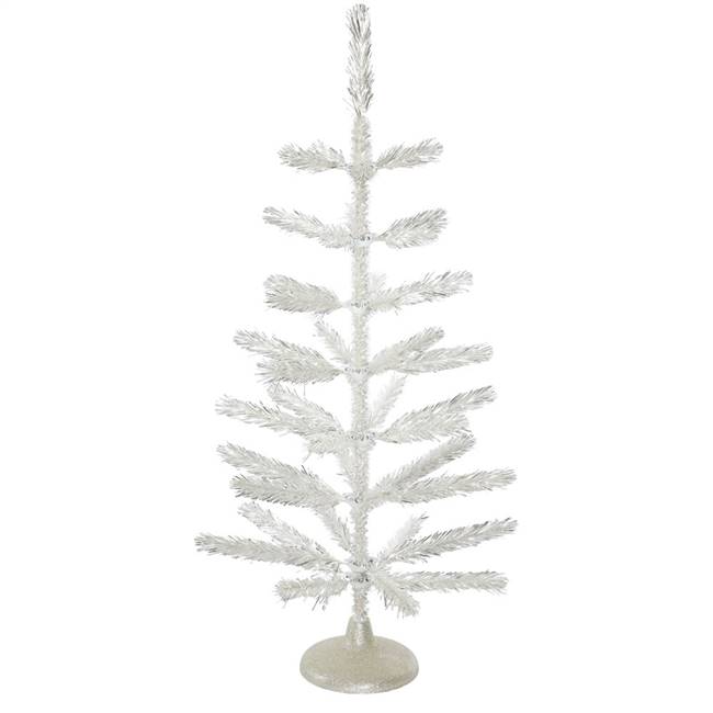 3' x 16" Silver Feather Tree 36T