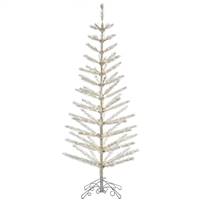 9' x 34" Champagne Feather Tree 488LEDWW