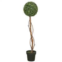 39" Boxwood Topiary w/ 8" Pot-11" Ball