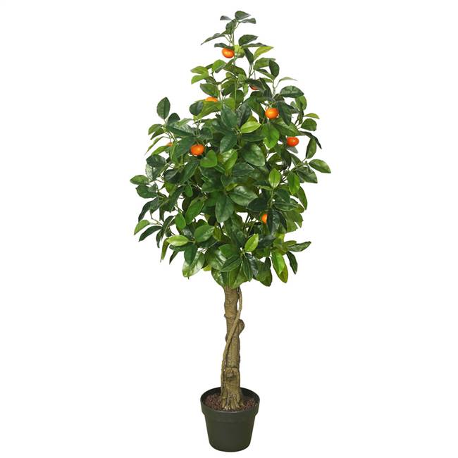 51" Real Touch Orange Tree w/Pot