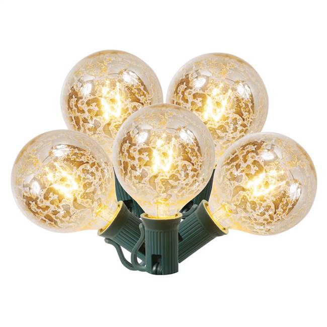 Clear Crackle G50 E12 Bulbs 5/Box