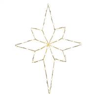 48" x 36" Bethlehem Star C7 Wire Motif