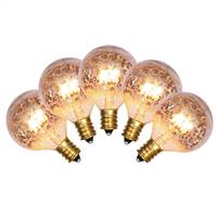 G40 Gold Mercury E12 Bulbs 5/Box 7W.039A