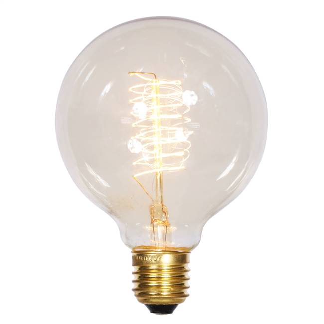 G95 Clear Edison E26 Bulb 40W 120V.33Amp