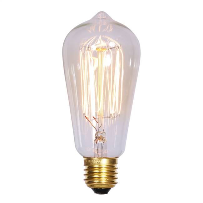 ST58 Clear Edison E26 Bulb 40W120V.33Amp