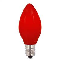C7 Ceramic Red 130V 5W Bulbs