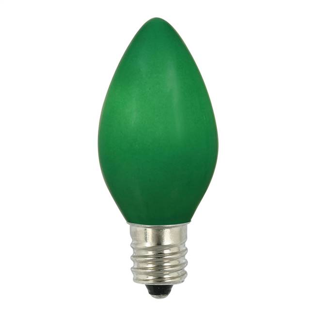C7 Ceramic Green 130V 5W Bulbs