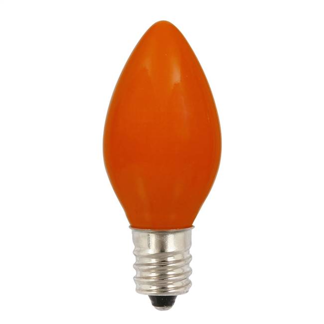 C7 Ceramic Orange 130V 5W Bulbs