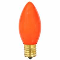 C9 Ceramic Orange 7W 130V Bulb