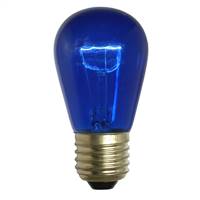 Blue Trans Med Base 130V 11 Watt Bulbs