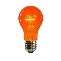 Amber Trans Med Base 130V 25 Watt Bulbs