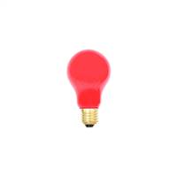 Red Ceramic Med Base 130V 25 Watt Bulbs