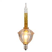 C7 Gold Glitter Bubble 3Pk Repl Bulb