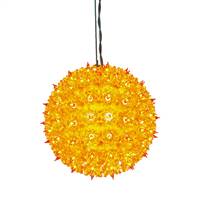 100Lt x 7.5" Orange Starlight Sphere