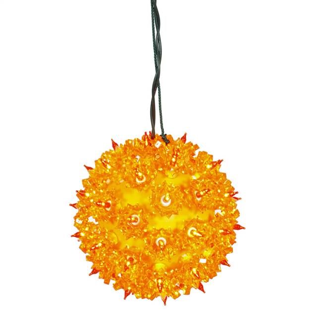 50Lt x 6" Orange Twinkle Star Sphere