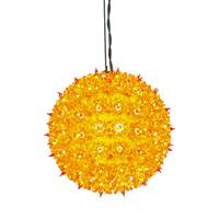 100Lt x 7.5" Orange Twinkle Star Sphere