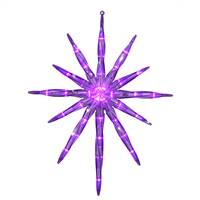 35Lt LED Purple 17" Starburst 24"Lead