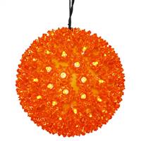 50Lt x 6" LED Orange Starlight Sphere