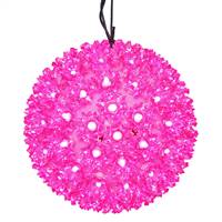 50Lt x 6" LED Pink Starlight Sphere