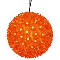 150Lt x 10" LED Orange Starlight Sphere