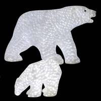 27" x 49" x 22" Male Polar Bear 1900LED