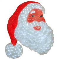 21.5" x 17.7" Wall Santa Face 320LED