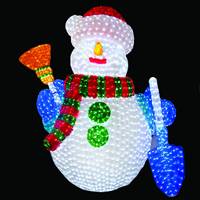 47" x 39" x 24" Snowman 2700 LED