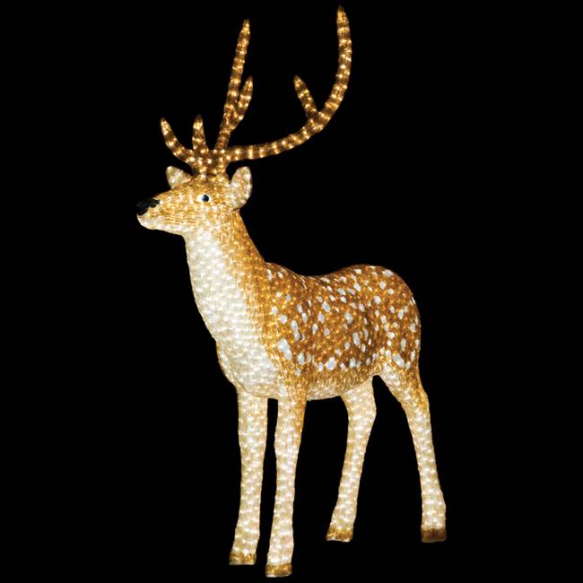 6.5' x 5' x  23" Brown Buck 3860LED