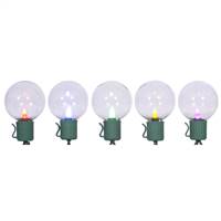 10Lt LED Multi Clear G40 Set 6" Spacing