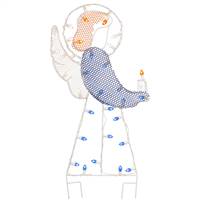 47" x 24" LEDC7 Wire Silhouette Angel