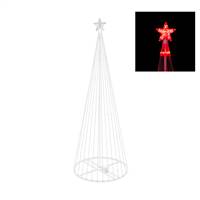 4' x 24" LED 152 Red Light Show Tree