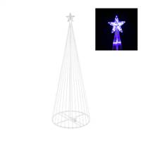 4' x 24" LED 152 Purple Light Show Tree