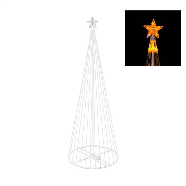 4' x 24" LED 152 Gold Light Show Tree