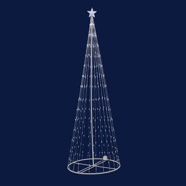 9' x 36" LED 344 WmWht Light Show Tree