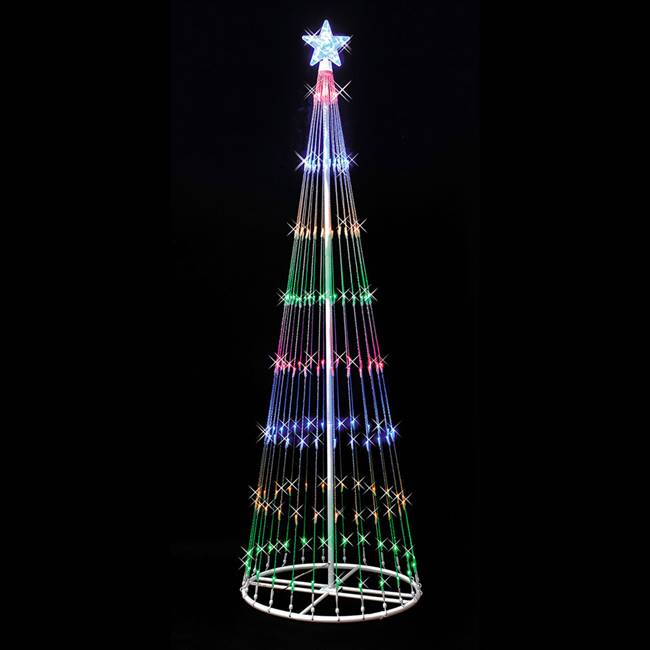 12' x 40" LED 440 Multi Light Show Tree