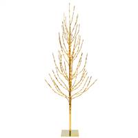 7' Gold Tree LED680 WmWht Flat Base