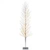 6' Champagne Tree LED560 WmWht Flat Base