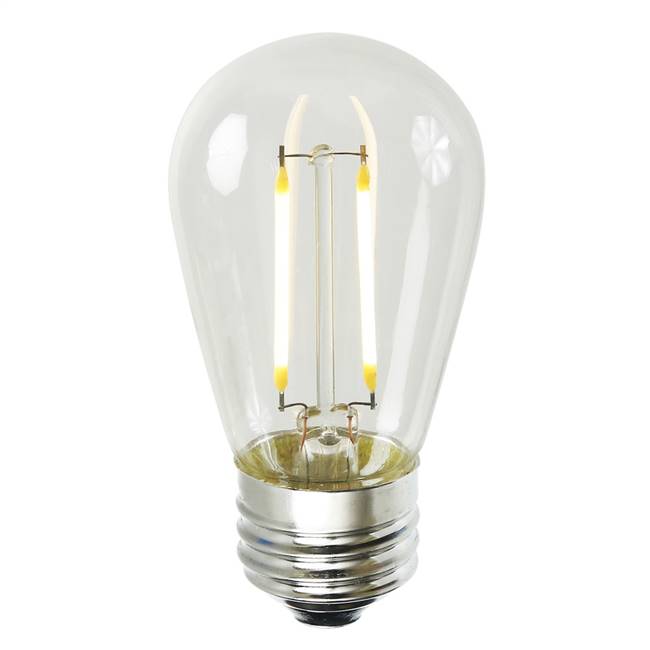 S14 WmWht LED Filament 1.6W Bulb 1/Pk