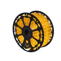 150' x .5" Yellow LED Rope Light 120V