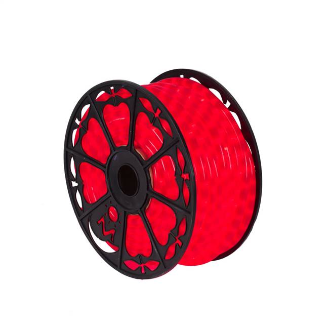 150' x.5" Fluorescent Red LED Rope Light