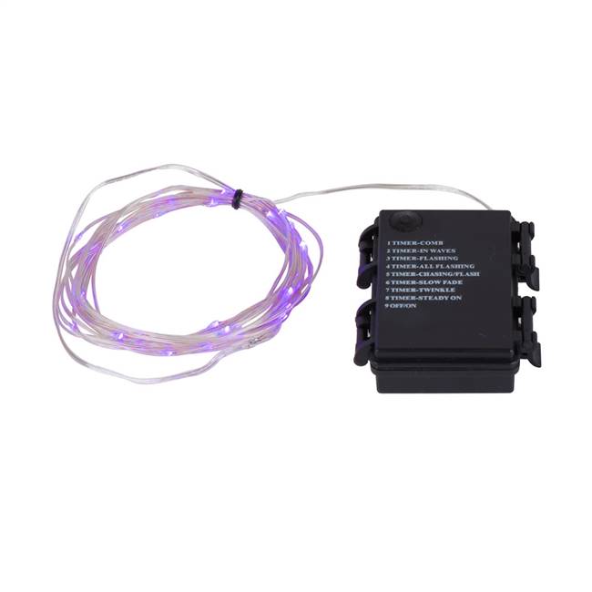 35 Purple 360 Micro Lt Set 6HrTimer 4"Sp