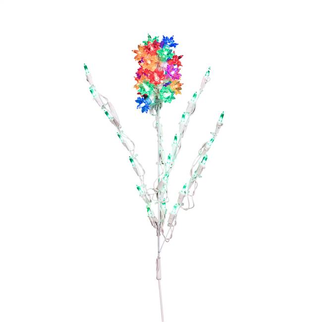 50Lt x 30" Multi LED Hyacinth Flower