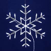 35Lt LEDSnowflake Window Decor 16-16"